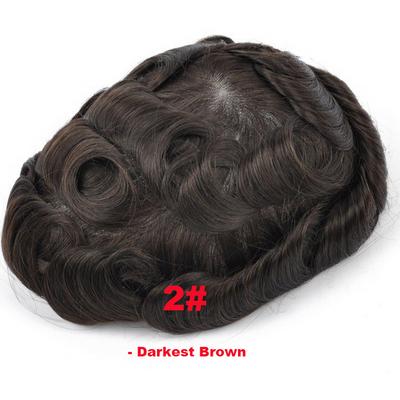 Hollywood Hair Systems Swiss Lace Base with Poly around Medium Density Bleach Knots